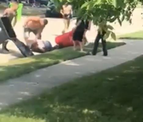 Dog attacks man