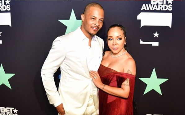 'He Got Baby Feet’: T.I.’s Photo With Wife Tiny Harris Derails After ...