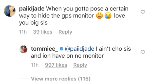 'Tried It!': Tommie Lee Laces Fan Accusing Her of Hiding Supposed Ankle ...