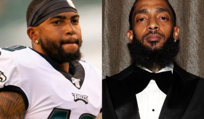 DeSean Jackson Wears Nipsey Hussle Cleats, Plans to Auction Them, With Proceeds Going to Hussleâ€™s Kids