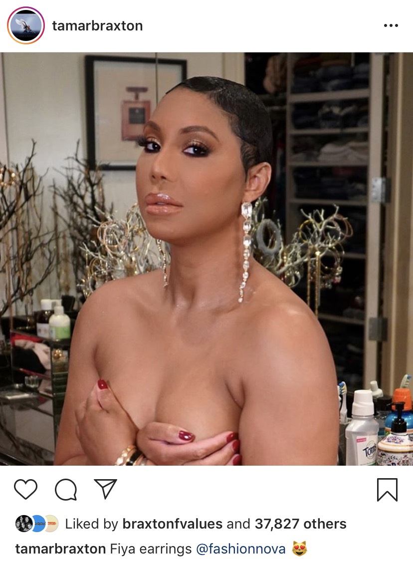 Damn I Thought This Was Toni': Tamar Braxton Channels Older Sis in Top...