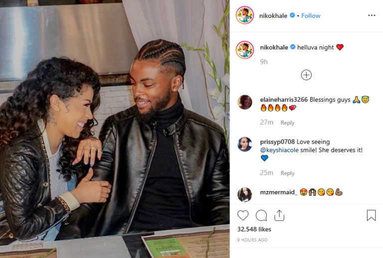 'Look at That Smile': Keyshia Cole and Niko Khale Seemingly Go on First ...