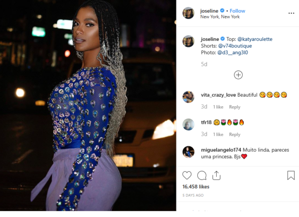 So Damn Fine Joseline Hernandez Gives Fans The Blues With Recent Breathtaking Photo 8492