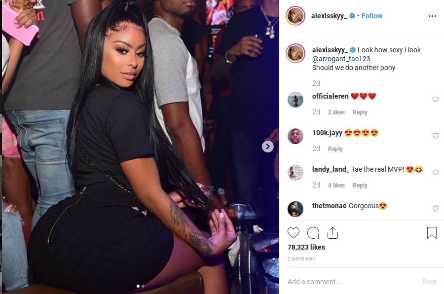 Reality star Alexis Sky pictured rubbing her booty on married Usher & he  seemed to enjoy it! (photos)