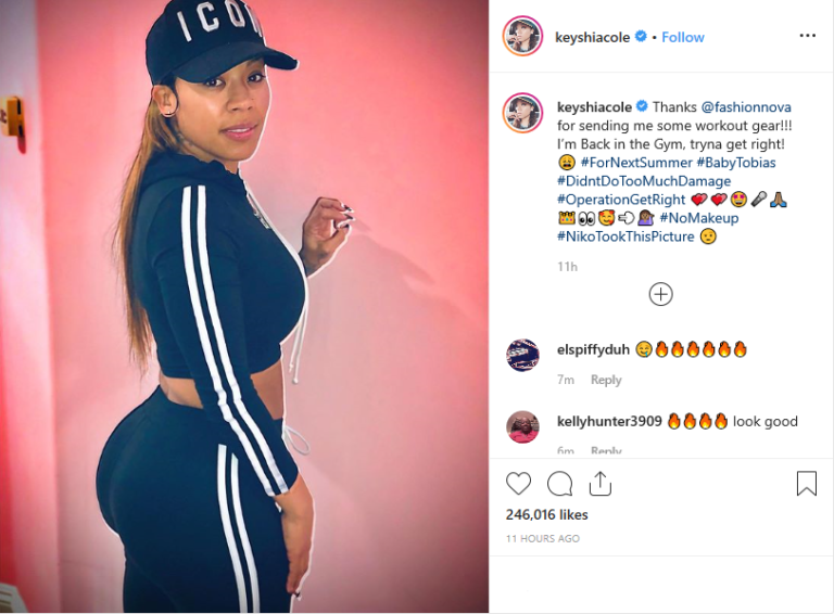 'Baby TF Where?' Keyshia Coles Brings the Heat With Her Snapback Body
