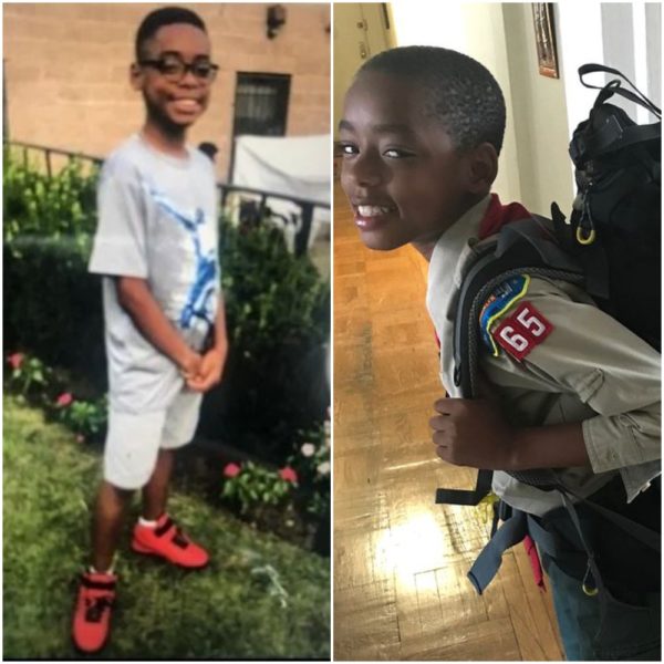 Family photos of missing Boy Scout