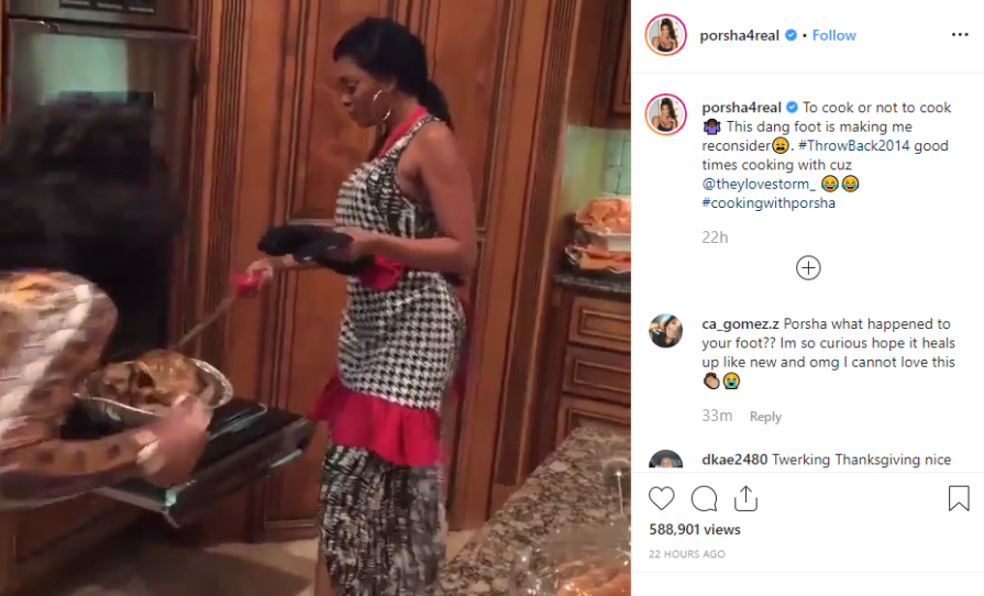 'Twerkey Time!': Porsha Williams' Throwback 'Thanksgiving Twerk' Has ...