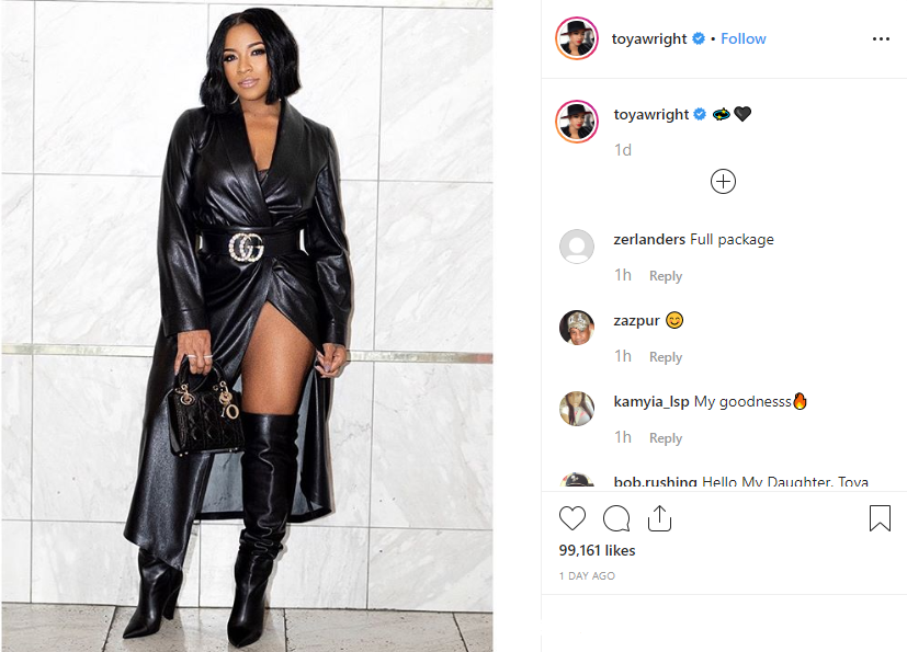 'The Full Package': Toya Wright Gets a Leg Up on Fans With Sexy 'Show ...