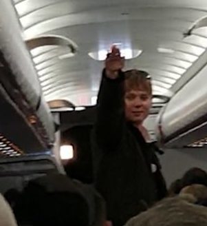 Racist plane passenger