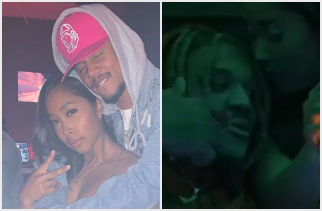 Cheating Already?': Social Media Accuses Apryl Jones of Cheating on Lil Fizz After She's Spotted 'Kissing' Another Man