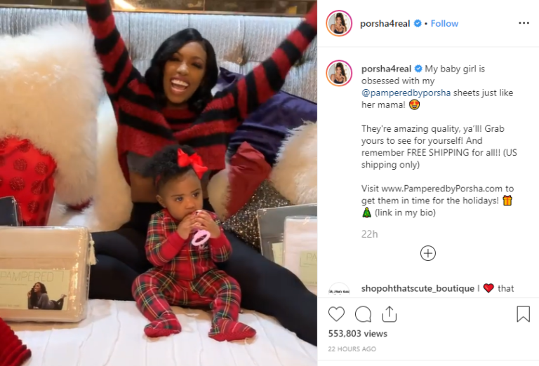 'She So Adorable!': Porsha Williams' Daughter Steals the Shine With Her