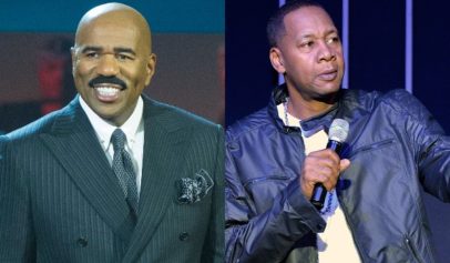 Steve Harvey Posts Throwback Video About First TV Gig, Mentions Mark Curry Days After Curry Accused Him of Stealing Jokes
