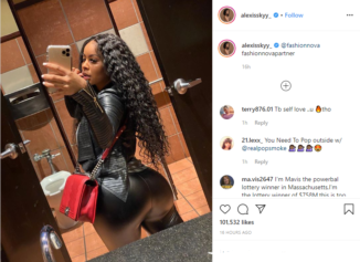 'Damm Thickness': Alexis Skyy Flashes Her Cheeks and Leaves Fans Tongue