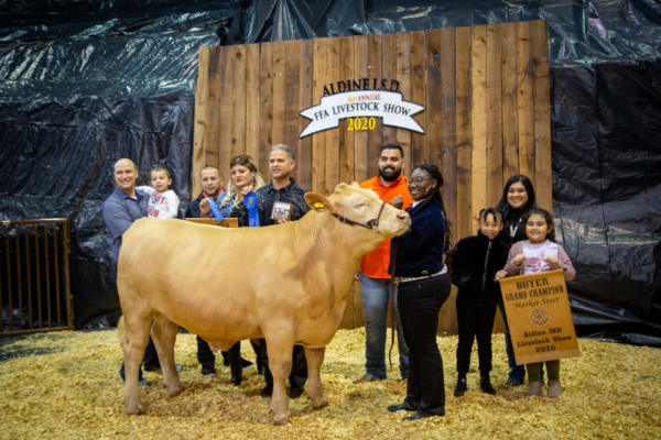 Angel Allen Wins Livestock Competition