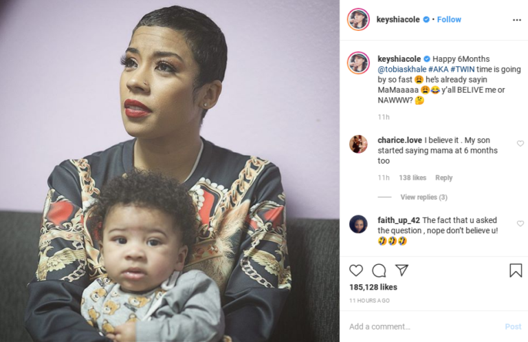 'Look at Lil Man': Keyshia Cole and Her Infant Son Adorably Twin on the ...