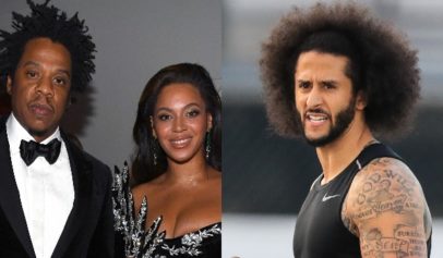 Jay-Z and BeyoncÃ© Sit for Anthem at Super Bowl, Hear About It From Both Sides as Kaepernick, Tomi Lauren React