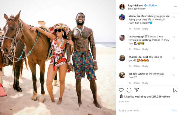 Have A Baby Please': Fans Seemingly Pressure Keyshia Ka'oir and Gucci Mane Family Amid Their Vacation