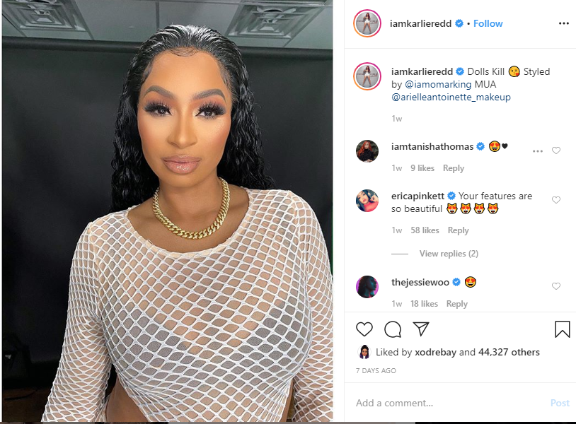 What Happened To Karlies Face Fans Accuse Karlie Redd Of Getting