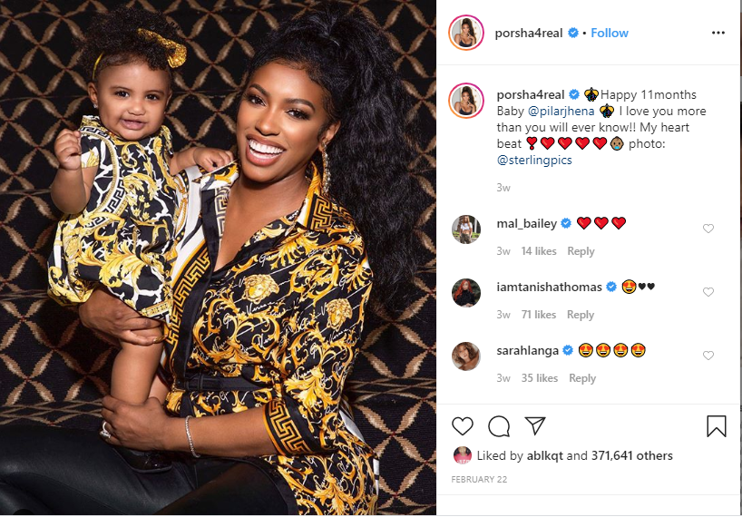 'She Literally Stole Your Face': Porsha Williams Twins With Her ...