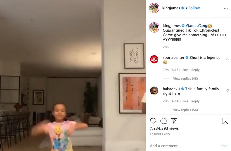 'Lil Mama Snapped': LeBron James' Daughter Zhuri Steals the Show During ...