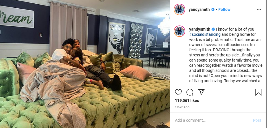 Damn That Thing Is Huge Yandy Smith Harris Family Portrait With Damn That Thing Is Huge Yandy Smith Harris Family Portrait With
