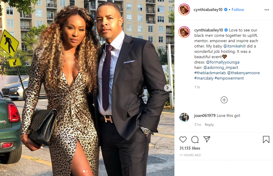 Breaks My Heart': Cynthia Bailey's Couple Pic with Mike Derails After Fans Mention Kenya's Marital Woes with Marc Daly
