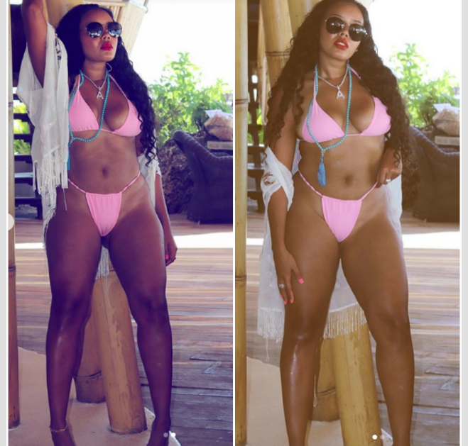 Why He Gotta Be Weird Angela Simmons Sexy Bikini Pic Derails When Bow Wow Jumps In The