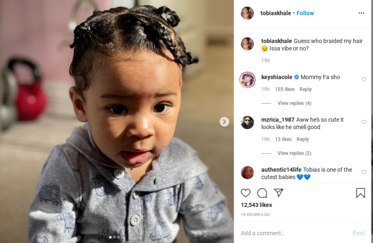 Him So Keyuuute': Keyshia Cole's 8-Month-Old Son's Fly New Hairdo