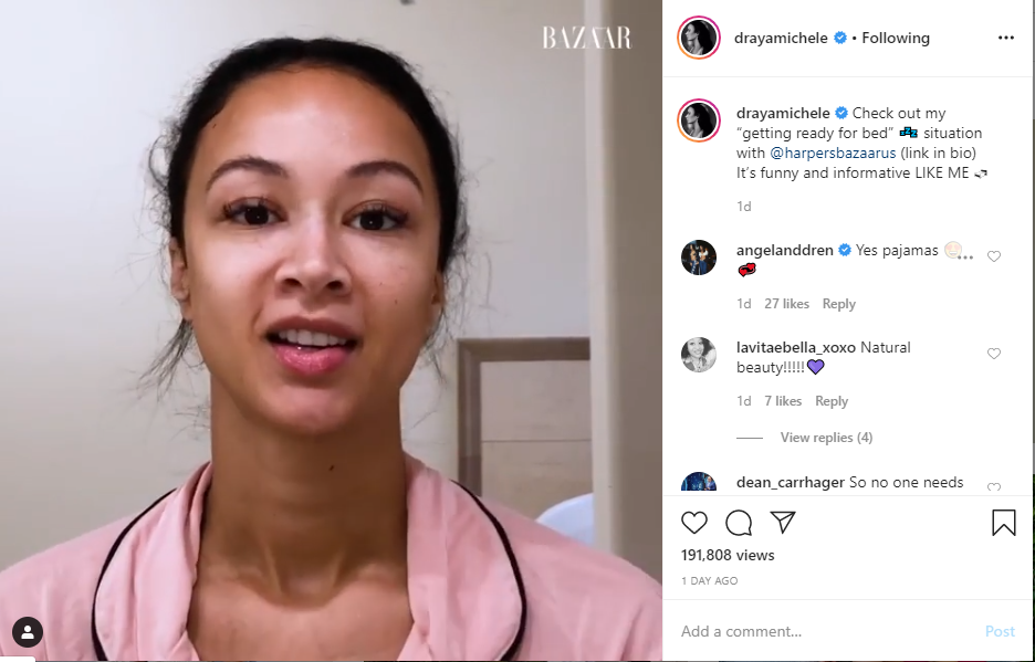 Still Killing It Fans Gush Over Draya Micheles Makeup Free Look