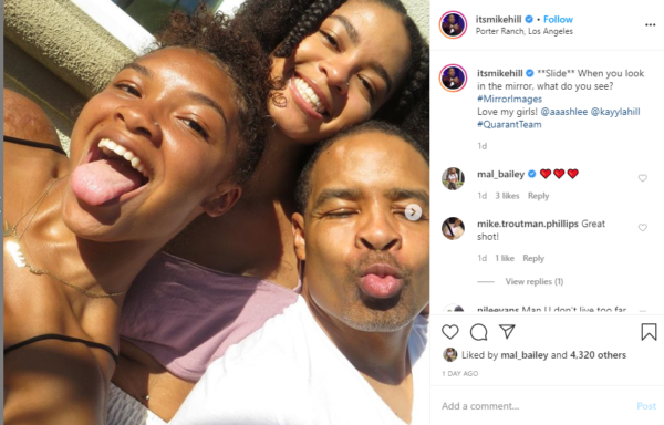 Triplets Fans Claim Mike Hill S Daughters Look Identical To Him