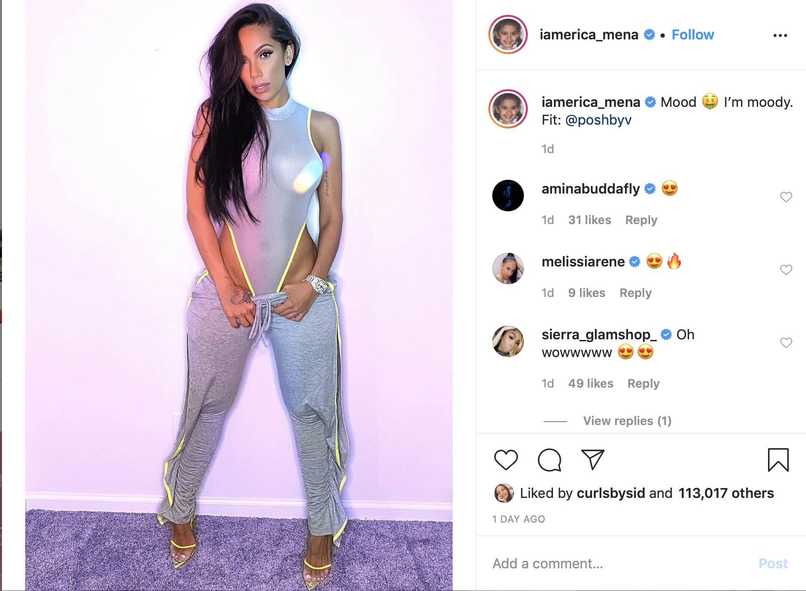 Erica Mena Stuns Fans with Her Bo.