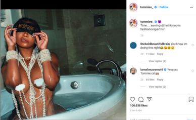 Oh You a Nasty Girl: Tommie Lee Sets Off the Gram With 