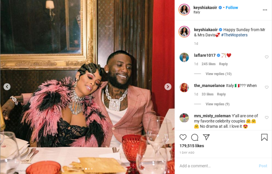 ‘It Don’t Get No Realer’: Keyshia Ka’oir and Gucci Mane Serve Couple ...