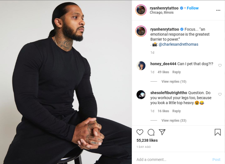 'Damn Ryan' 'Black Ink Crew Chicago' Star Ryan Henry Drives Fans