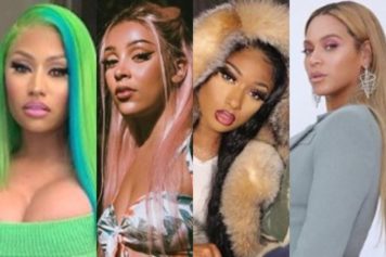 Nicki Minaj, Doja Cat, Megan Thee Stallion and BeyoncÃ© Become the First Black Women to Hold Top Two Positions on Hot 100 Chart