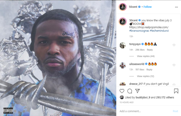The Source Magazine - Following the Opposition to the Virgil Abloh Designed Album  Cover, 50 Cent Posted More than 30 Potential Replacements For Pop Smoke's  Posthumous Album. Which One Are You Feeling? #WeGotUs