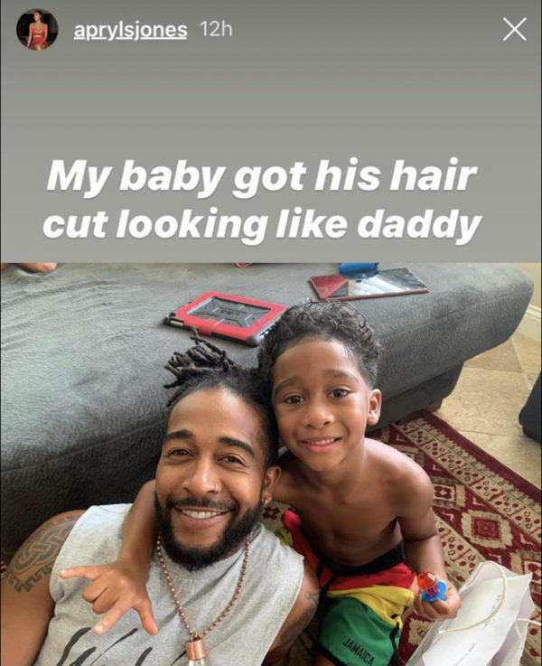 Looking Like His Daddy Apryl Jones Shakes Up The Internet After She Posts Pic Of Omarion And 0188