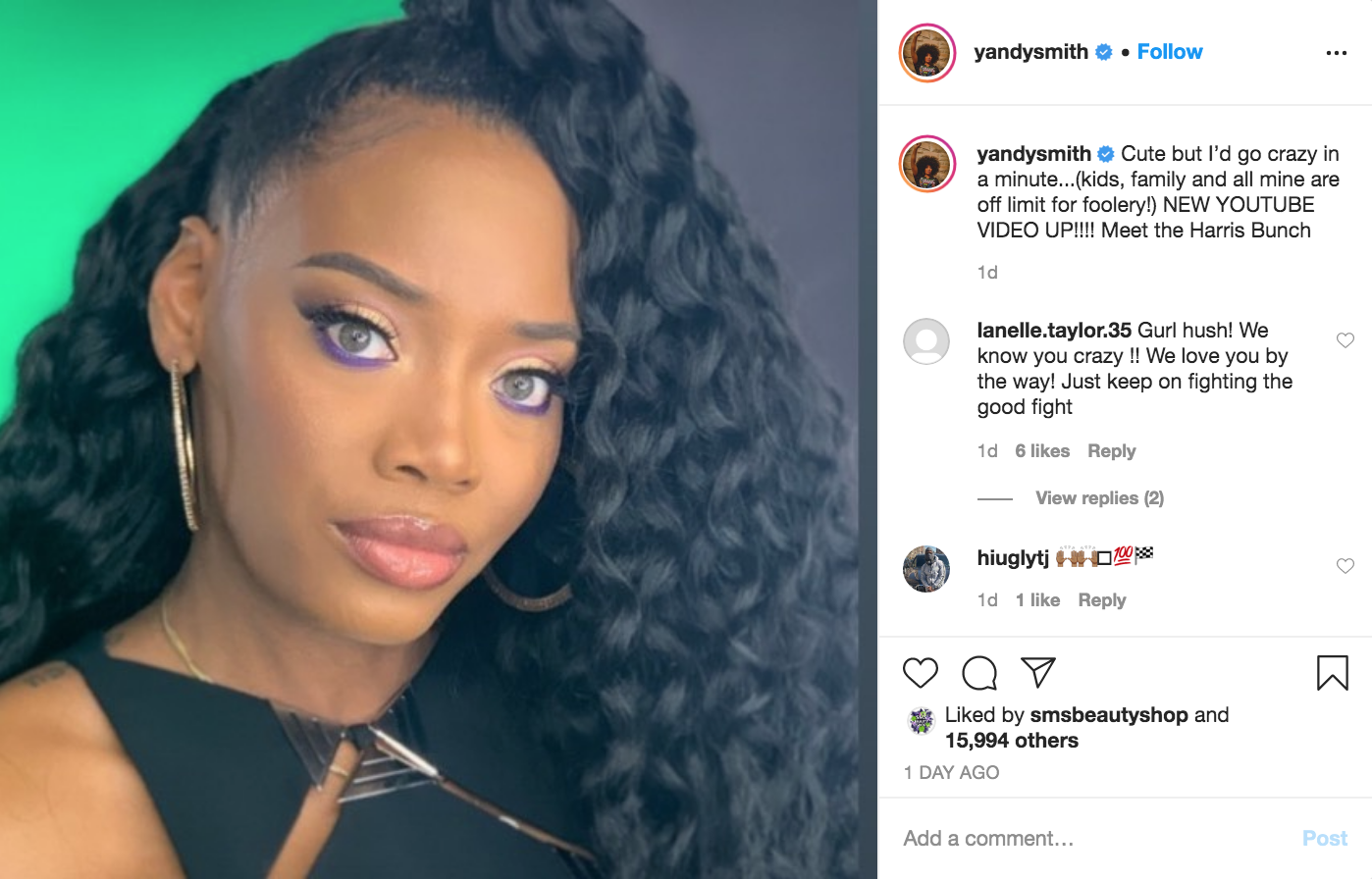 ‘id Go Crazy In A Minute Fans Relate To Yandy Smiths Post About Being A Mother 