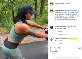 'Dat Body Looking Good': Toya Johnson's Latest Workout Video Has Fans