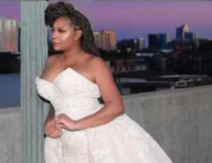 Von's Lucky': Fans Crush Over Trina Braxton's Wedding Gown Pic