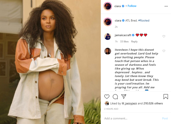 Ciara Is Pregnant With Baby #3 - See Her Announcement