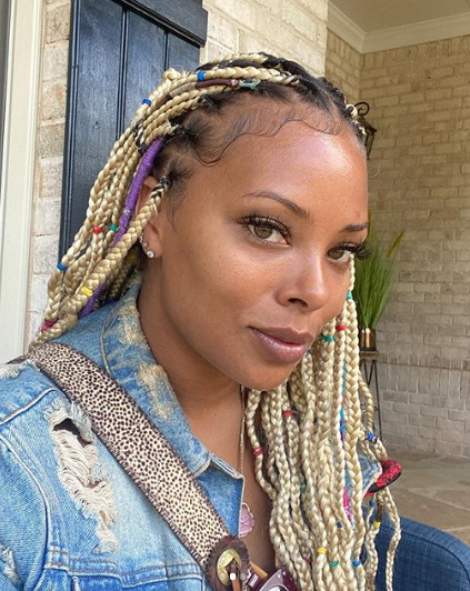 'Slick With It': Eva Marcille Shows Off Her Baby Hairs