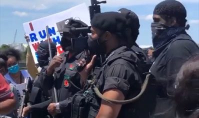 Send a Message': Black Militia Leader Says Membership Skyrocketed After They Began Showing Up Where White Militias Protested with Little Challenge from Police