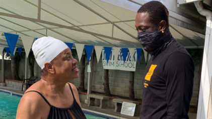 What a Brave and Beautiful Soul': Dwyane Wade's Heartfelt Post About His Mom Learning to Swim at 65 Has Fans All In Their Feelings