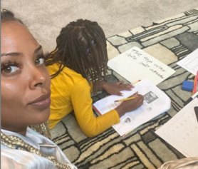 You Look So Over It Already': Eva Marcille Homeschools Her 5-Year-Old Daughter