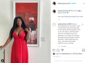 'Thicker Than a Snickers': Kenya Moore's Voluptuous Figure Has Fans