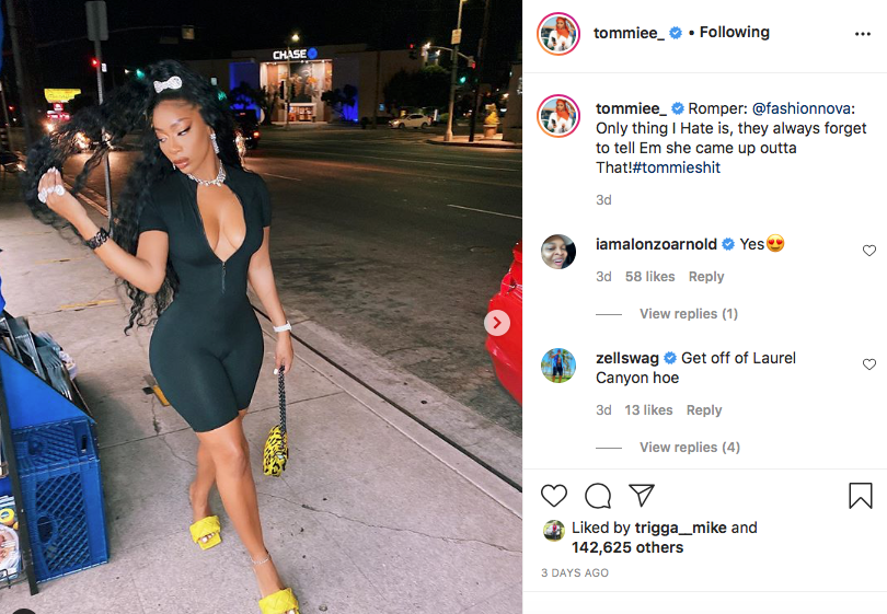 Baddest Ive Seen Tommie Lee Scorches The Gram With Her Spicy Looks 7086