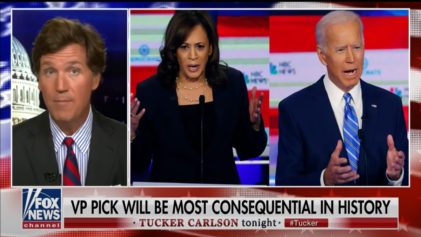 Tucker Carlson Thinks It's 'Probably Illegal' for Biden to Exclusively Consider a Black Woman for Vice President