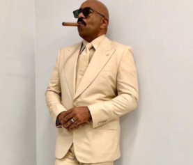 You Always Styling': Steve Harvey Sports a Nude Dolce & Gabbana Runway Suit for Season 22 of Family Feud