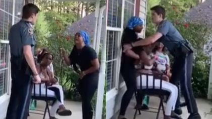 You're On Our Property': Black Woman Falls Into Nearby Bushes After Georgia Officer Tases Her During an Argument